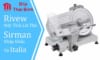 Chi tiết máy thái lát thịt Sirman nhập khẩu trực tiếp từ Ý