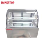 Tủ trưng bày bánh kính cong 90cm BAKERTOP BKCD900
