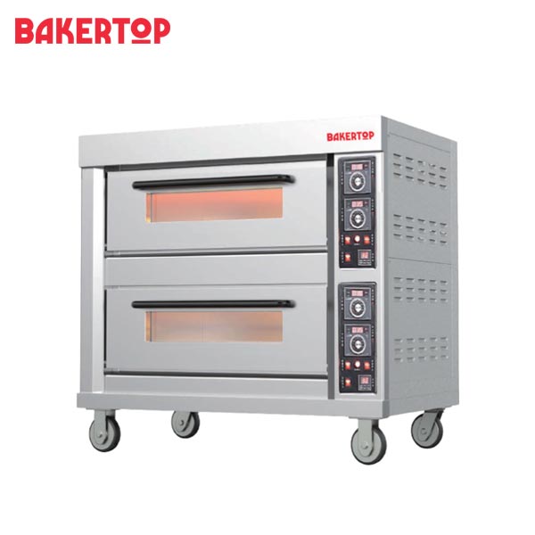 Lò nướng 2 tầng 4 khay BAKERTOP BKOE-2L-4TE