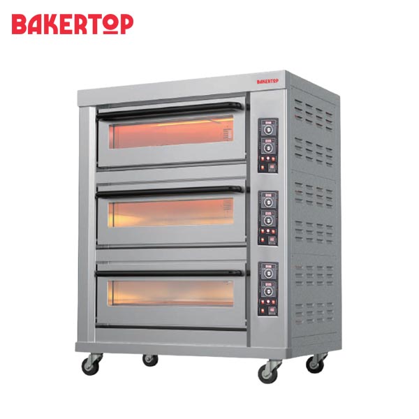 Lò nướng 3 tầng 6 khay BAKERTOP BKOE-3L-6TE