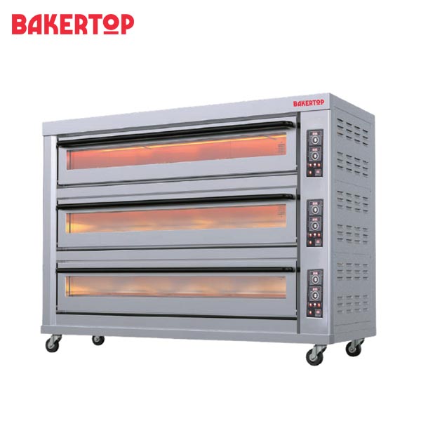 Lò nướng 3 tầng 9 khay BAKERTOP BKOE-3L-9TE