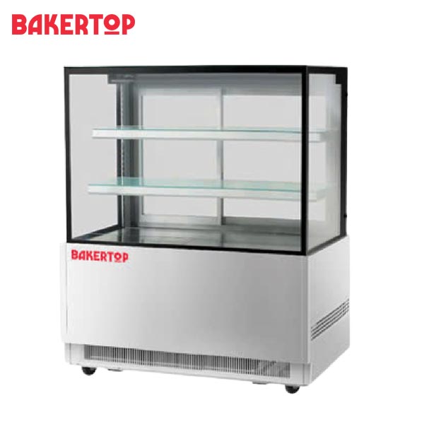 Tủ trưng bày bánh kính vuông 1m2 BAKERTOP BKRD1200